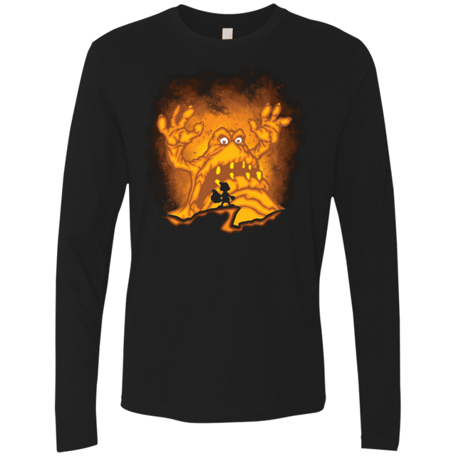 T-Shirts Black / S The Great Mighty Poo Men's Premium Long Sleeve