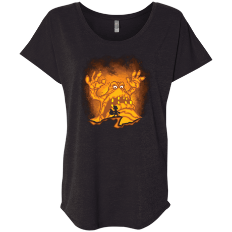 T-Shirts Vintage Black / X-Small The Great Mighty Poo Triblend Dolman Sleeve