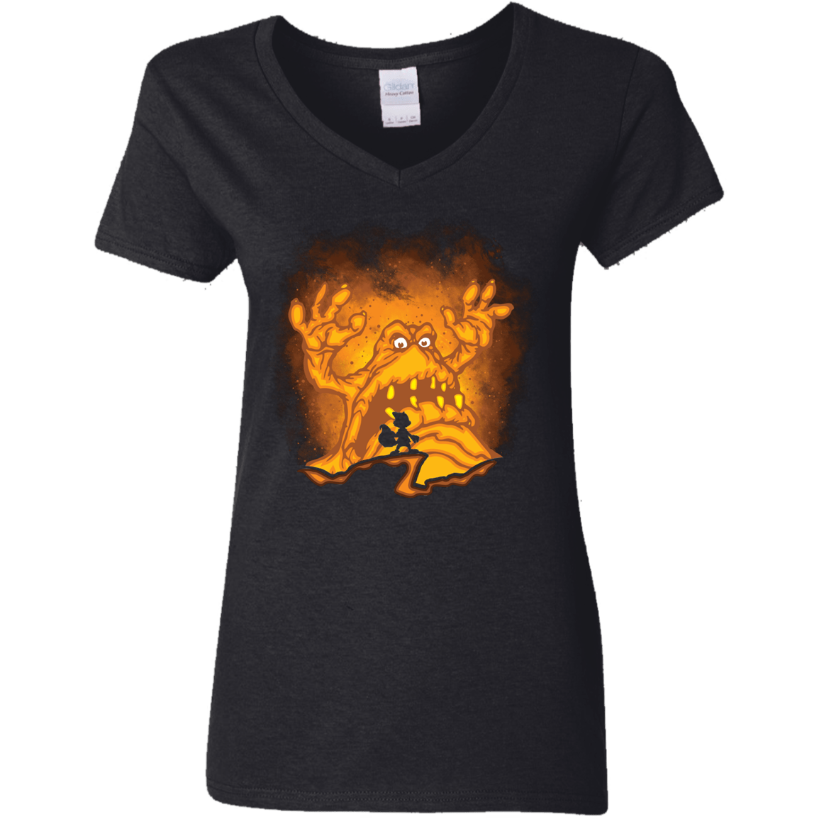 T-Shirts Black / S The Great Mighty Poo Women's V-Neck T-Shirt