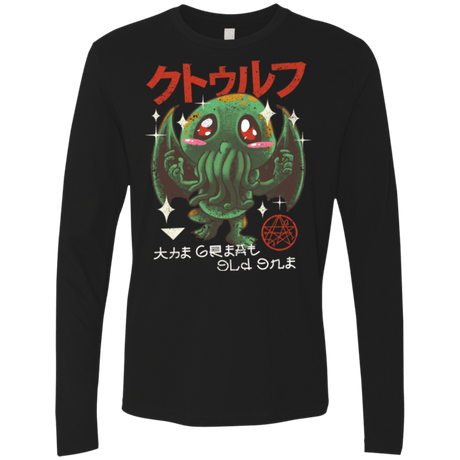T-Shirts Black / Small The Great Old Kawaii Men's Premium Long Sleeve