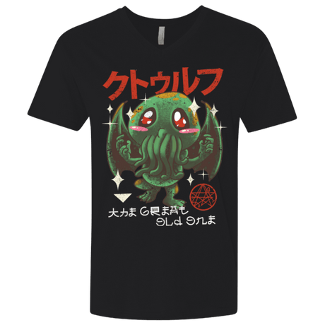 T-Shirts Black / X-Small The Great Old Kawaii Men's Premium V-Neck