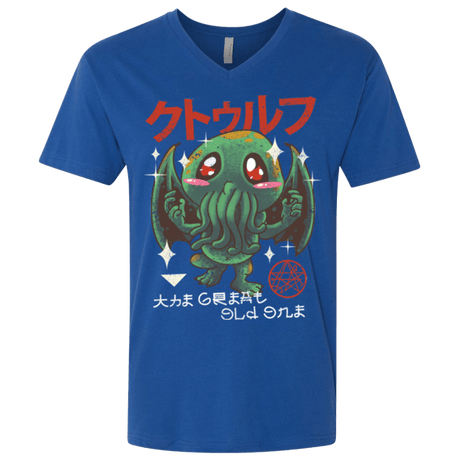 T-Shirts Royal / X-Small The Great Old Kawaii Men's Premium V-Neck