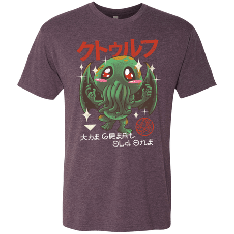 T-Shirts Vintage Purple / Small The Great Old Kawaii Men's Triblend T-Shirt