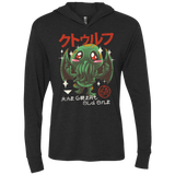 T-Shirts Vintage Black / X-Small The Great Old Kawaii Triblend Long Sleeve Hoodie Tee