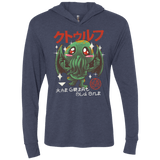 T-Shirts Vintage Navy / X-Small The Great Old Kawaii Triblend Long Sleeve Hoodie Tee