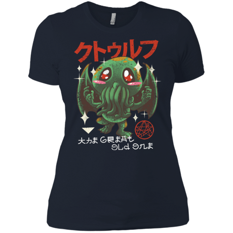 T-Shirts Midnight Navy / X-Small The Great Old Kawaii Women's Premium T-Shirt