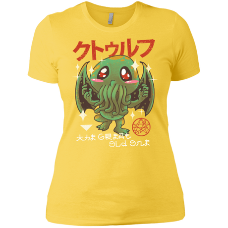 T-Shirts Vibrant Yellow / X-Small The Great Old Kawaii Women's Premium T-Shirt