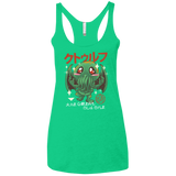 T-Shirts Envy / X-Small The Great Old Kawaii Women's Triblend Racerback Tank