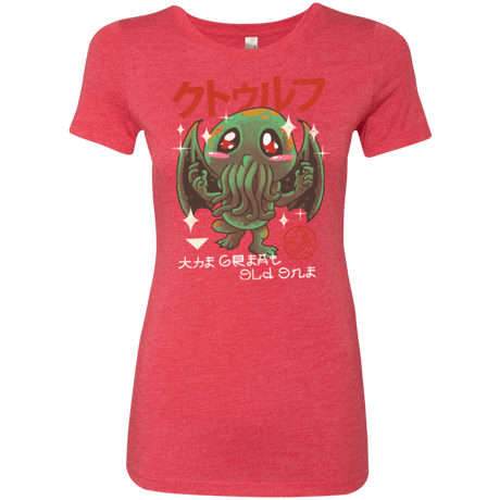 T-Shirts Vintage Red / Small The Great Old Kawaii Women's Triblend T-Shirt