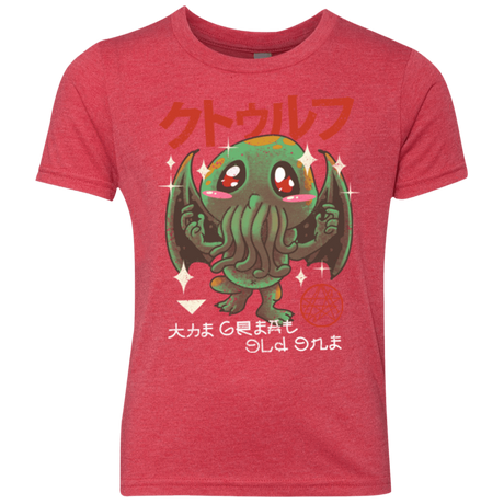 T-Shirts Vintage Red / YXS The Great Old Kawaii Youth Triblend T-Shirt