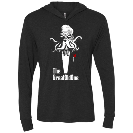 T-Shirts Vintage Black / X-Small The Great Old One Triblend Long Sleeve Hoodie Tee