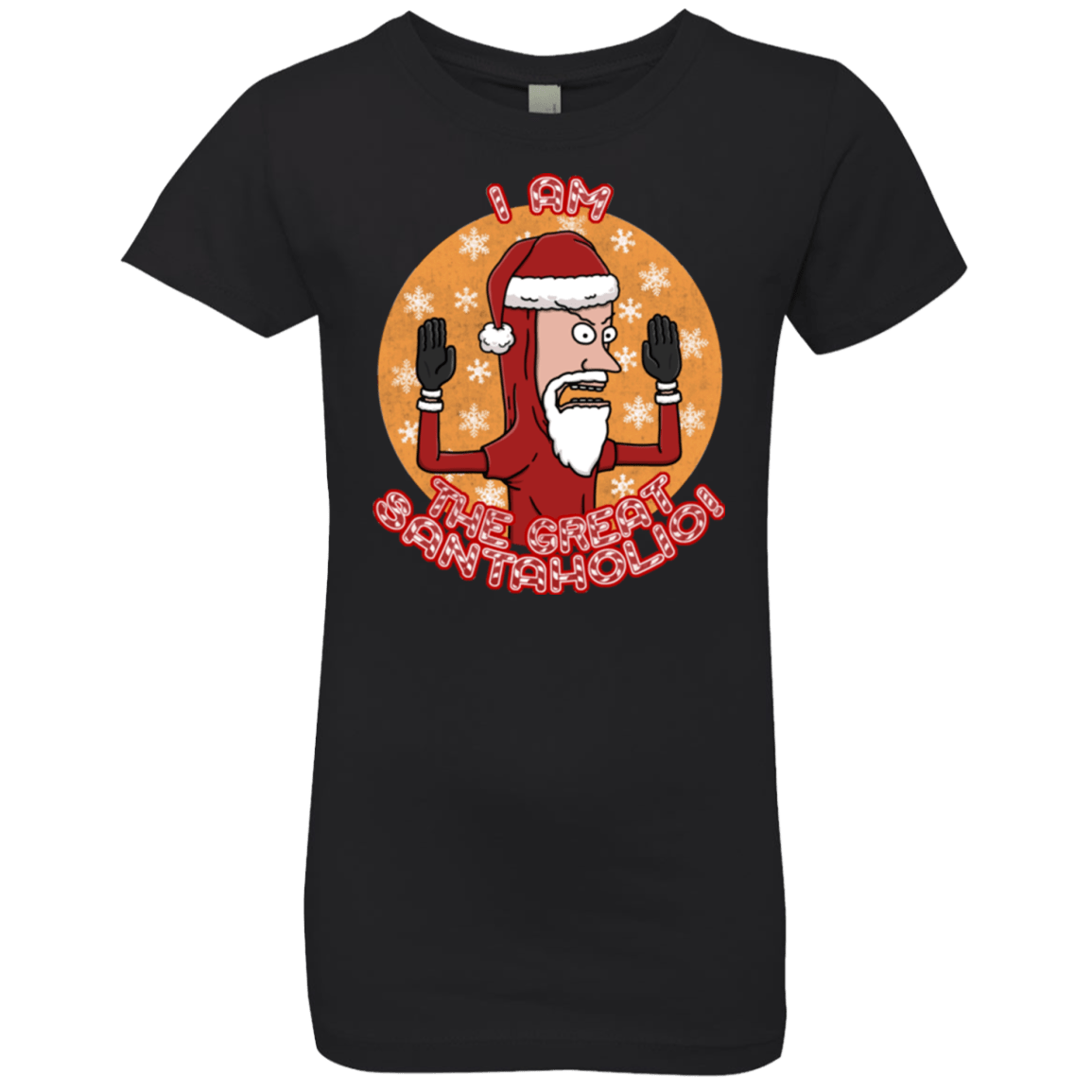 The Great Santaholio Girls Premium T-Shirt