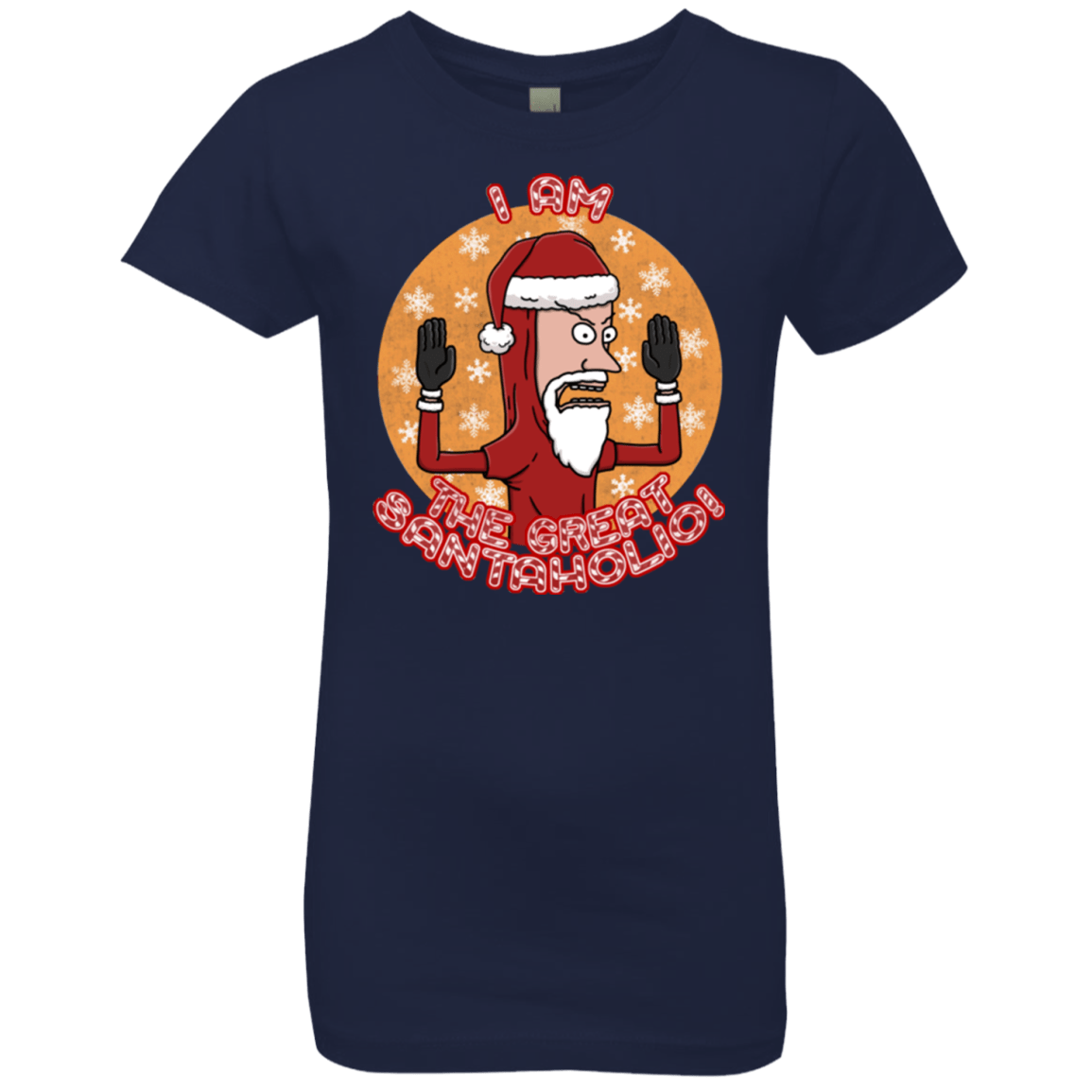 The Great Santaholio Girls Premium T-Shirt