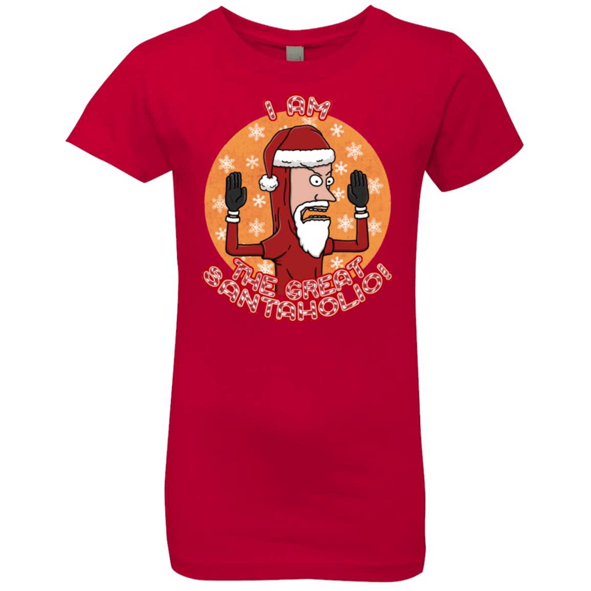The Great Santaholio Girls Premium T-Shirt