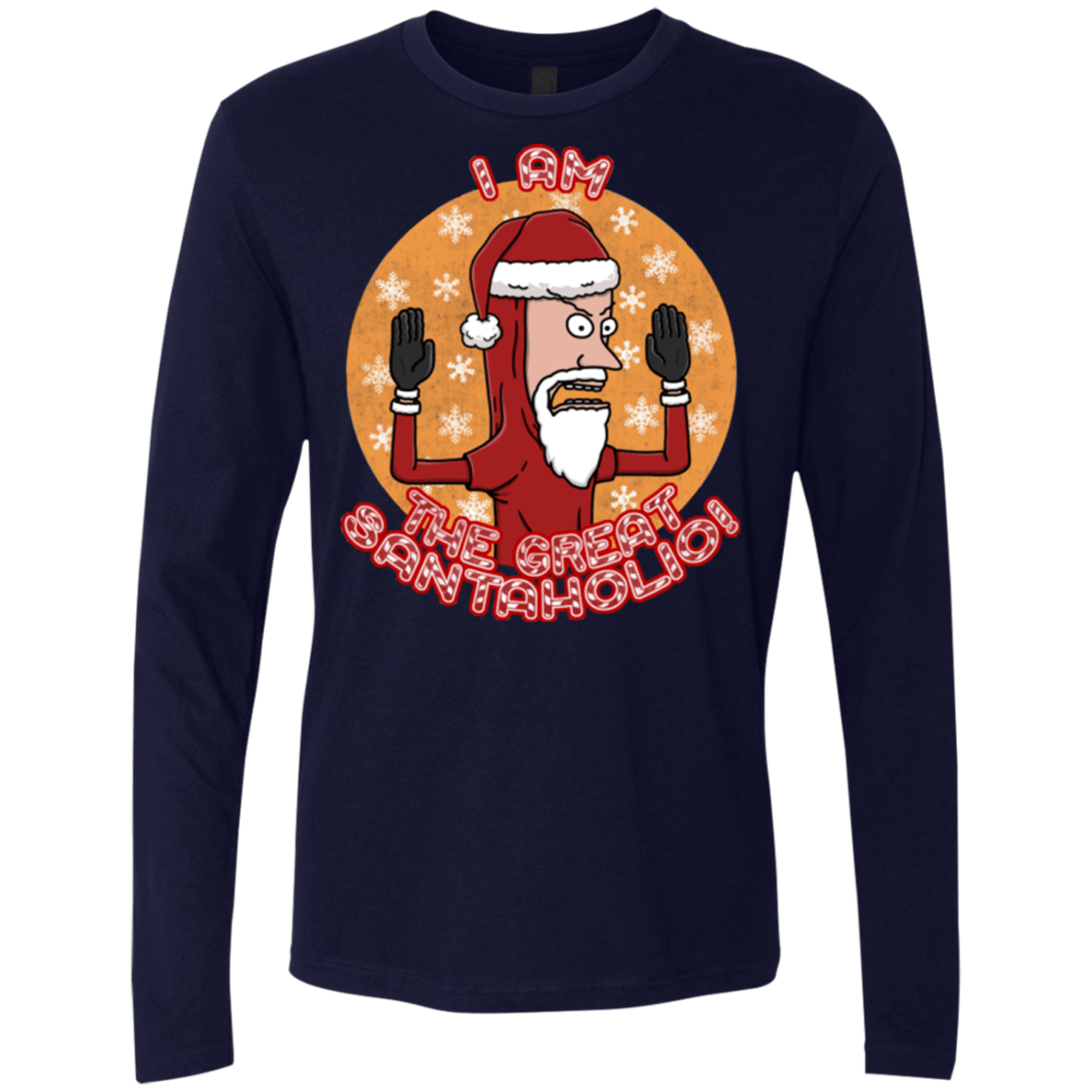 The Great Santaholio Men's Premium Long Sleeve