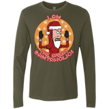 T-Shirts Military Green / S The Great Santaholio Men's Premium Long Sleeve