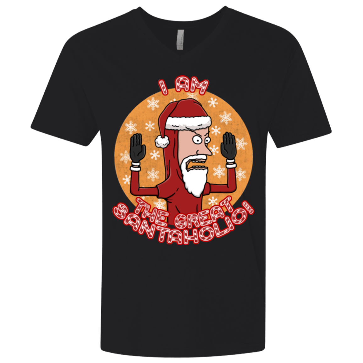 The Great Santaholio Men's Premium V-Neck