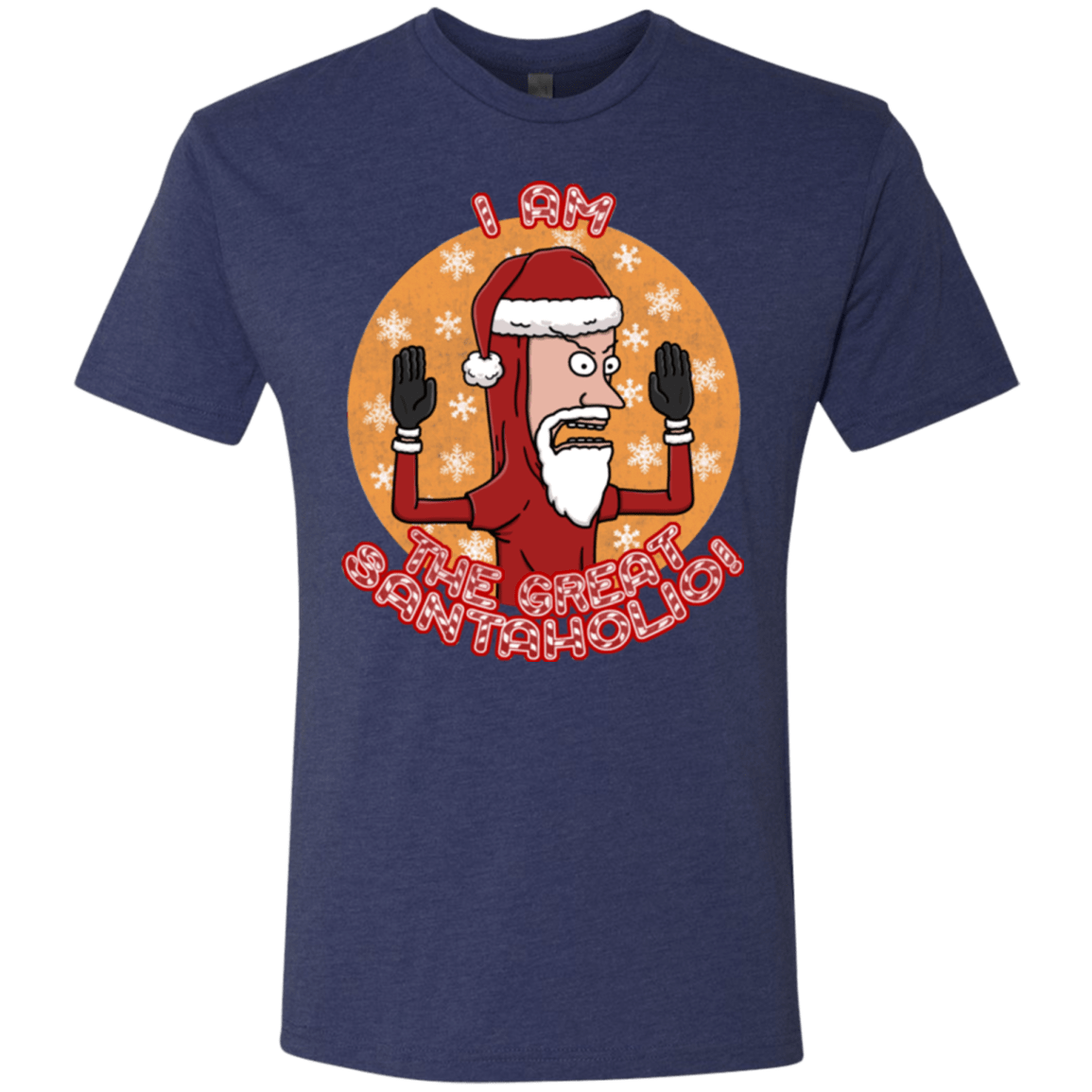 The Great Santaholio Men's Triblend T-Shirt