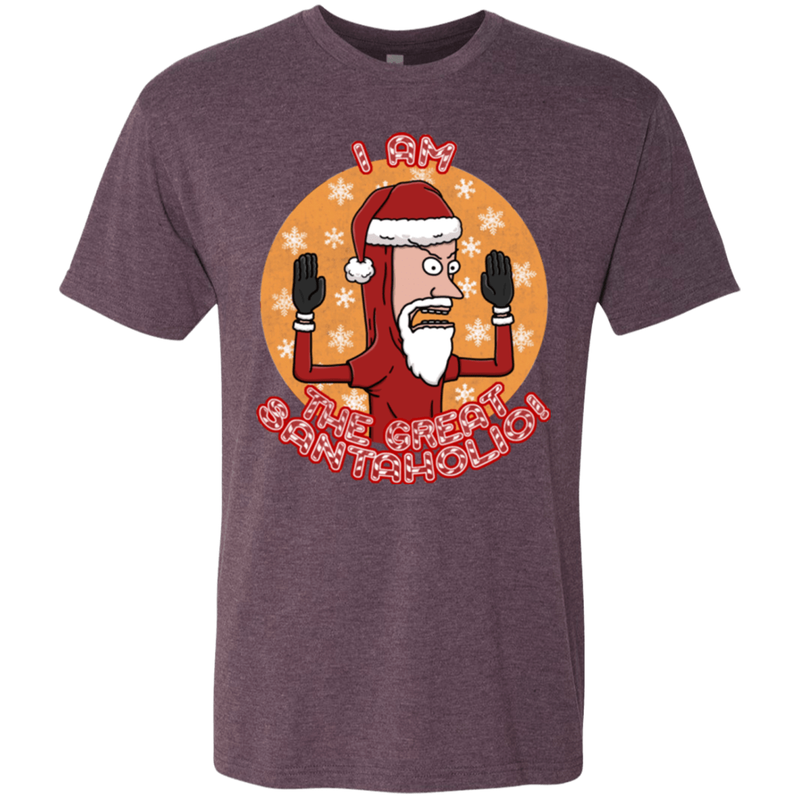 The Great Santaholio Men's Triblend T-Shirt
