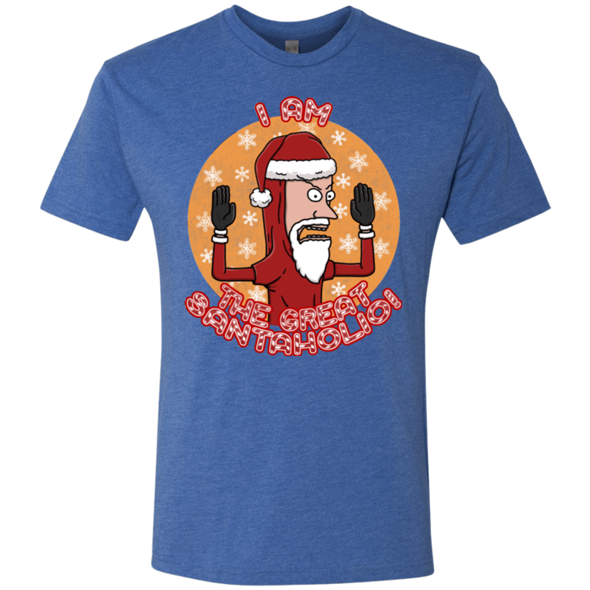 The Great Santaholio Men's Triblend T-Shirt