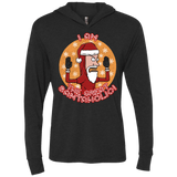 T-Shirts Vintage Black / X-Small The Great Santaholio Triblend Long Sleeve Hoodie Tee