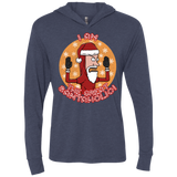 T-Shirts Vintage Navy / X-Small The Great Santaholio Triblend Long Sleeve Hoodie Tee