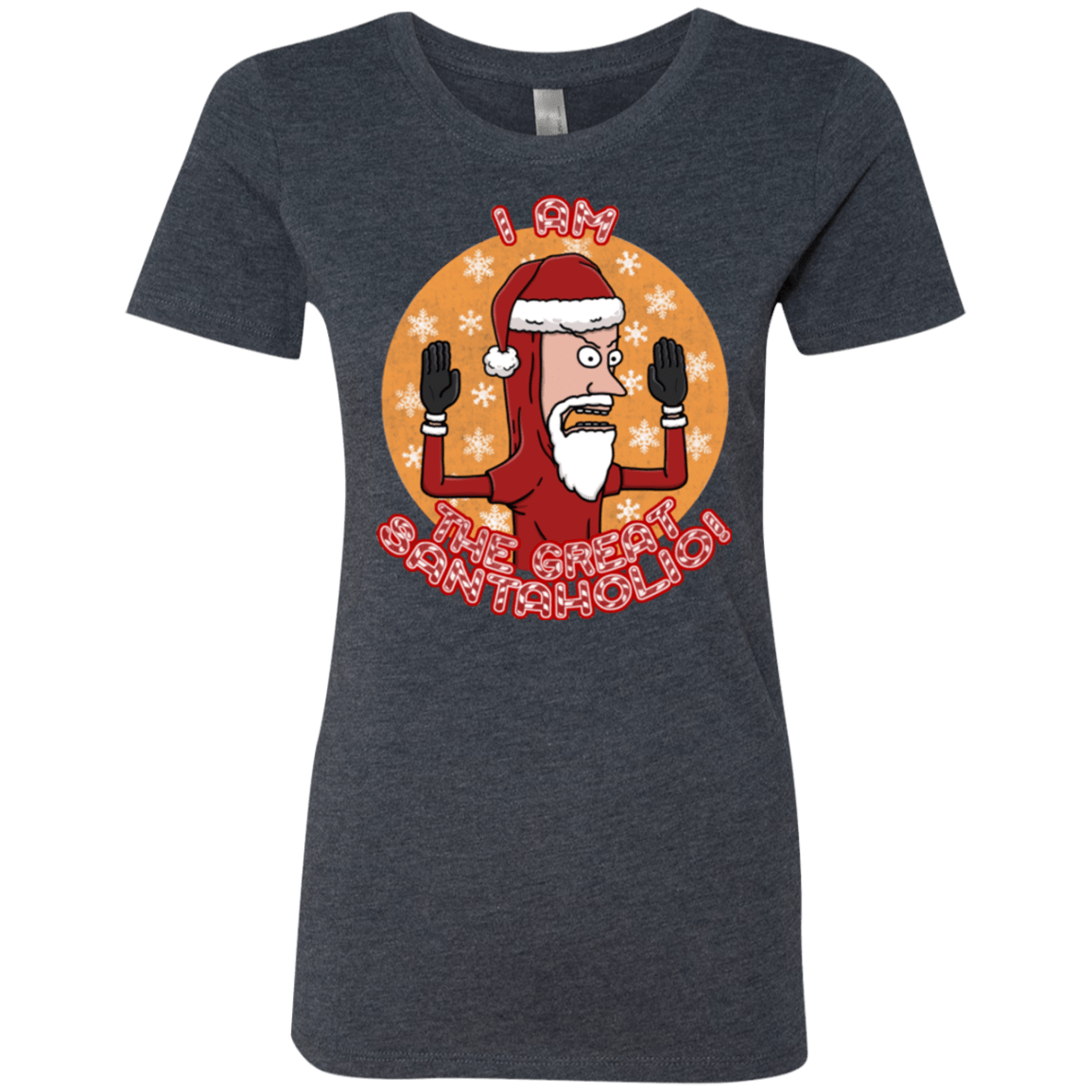 T-Shirts Vintage Navy / S The Great Santaholio Women's Triblend T-Shirt