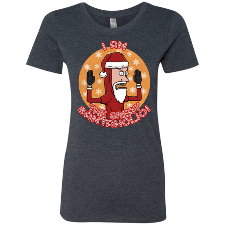 T-Shirts Vintage Navy / S The Great Santaholio Women's Triblend T-Shirt