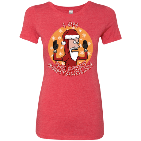 T-Shirts Vintage Red / S The Great Santaholio Women's Triblend T-Shirt
