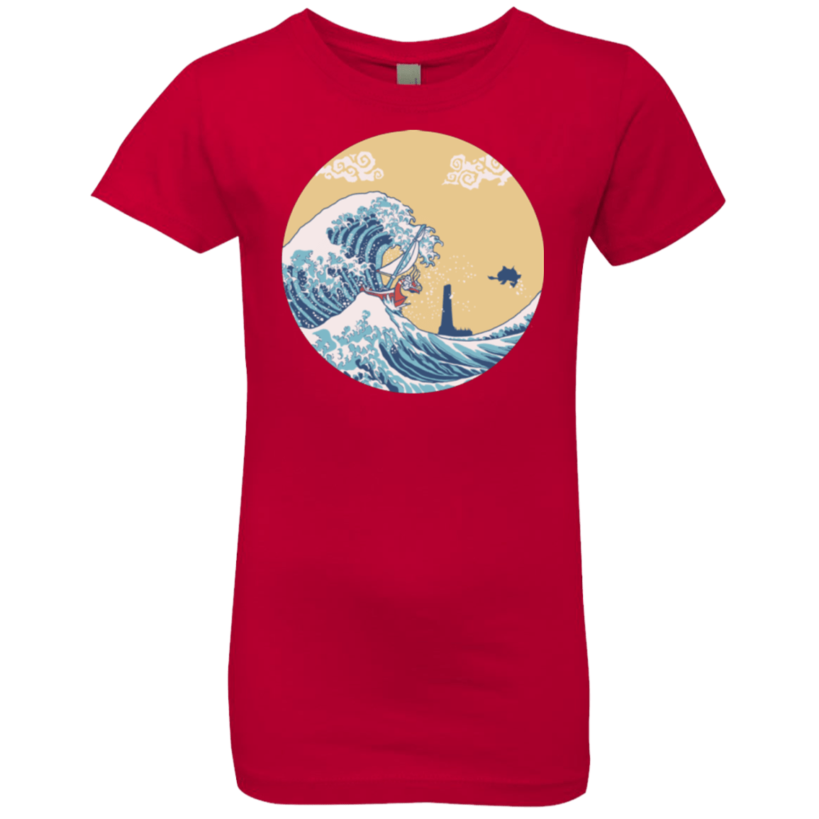 T-Shirts Red / YXS The Great Sea Girls Premium T-Shirt