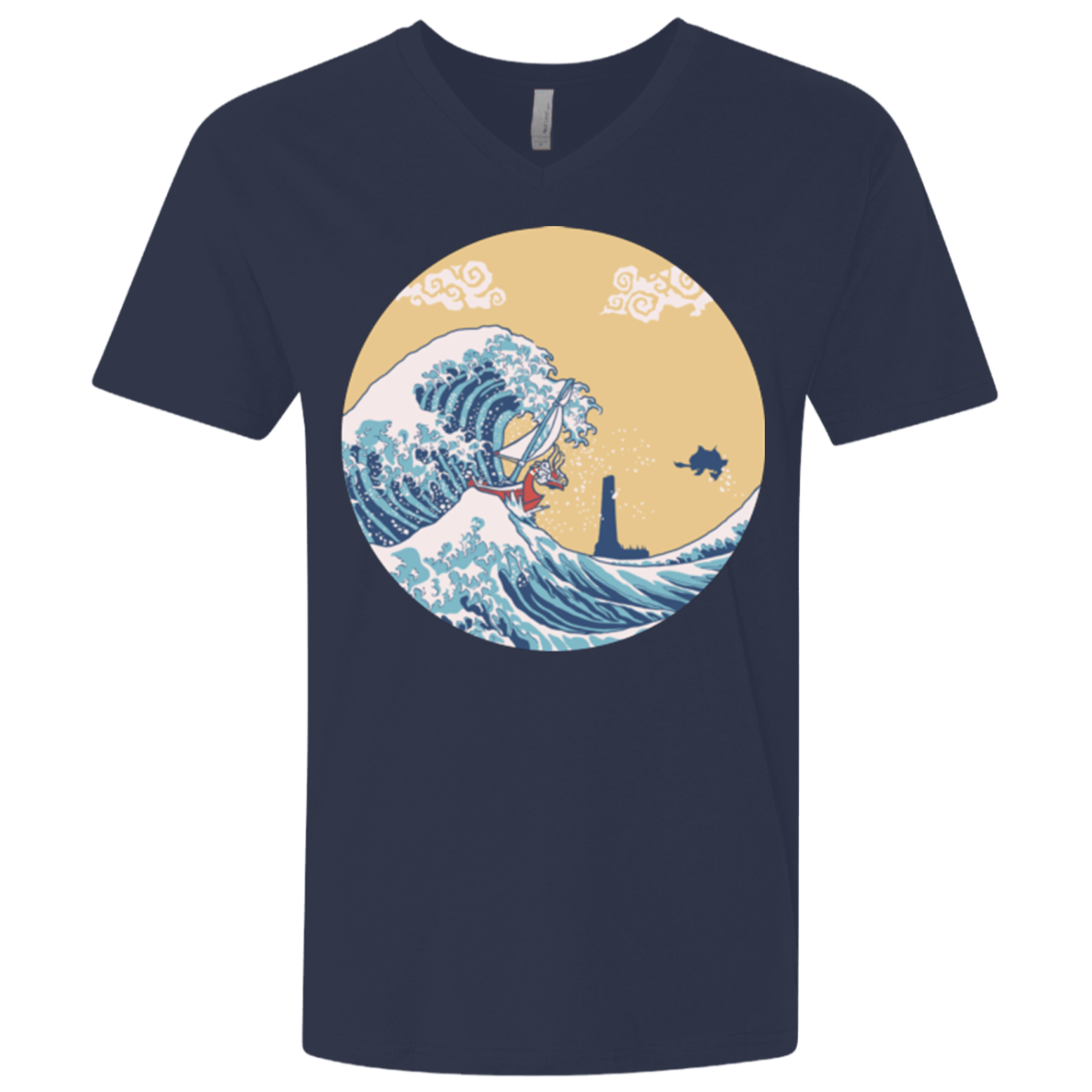 T-Shirts Midnight Navy / X-Small The Great Sea Men's Premium V-Neck