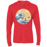 T-Shirts Vintage Red / X-Small The Great Sea Triblend Long Sleeve Hoodie Tee