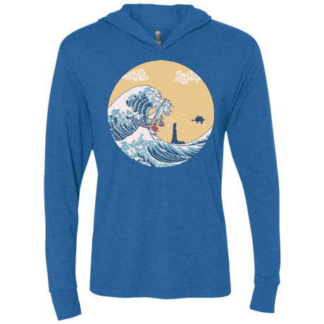 T-Shirts Vintage Royal / X-Small The Great Sea Triblend Long Sleeve Hoodie Tee