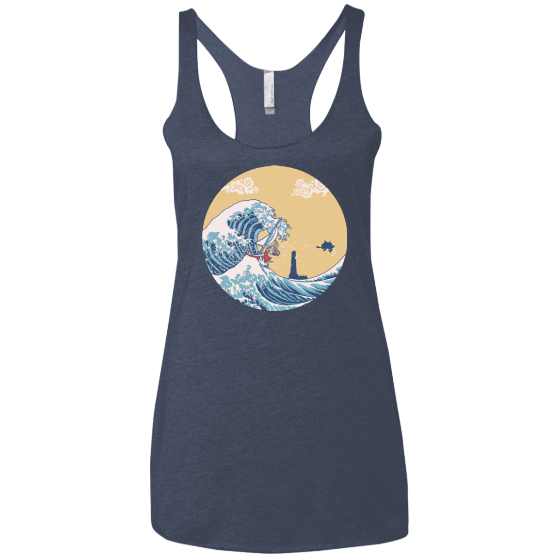 T-Shirts Vintage Navy / X-Small The Great Sea Women's Triblend Racerback Tank