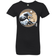 T-Shirts Black / YXS The Great Wave of Republic City Girls Premium T-Shirt