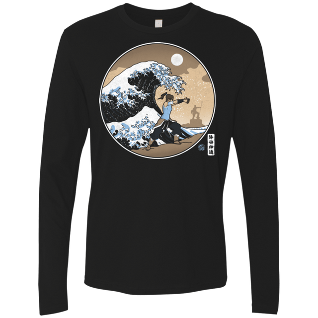 T-Shirts Black / Small The Great Wave of Republic City Men's Premium Long Sleeve