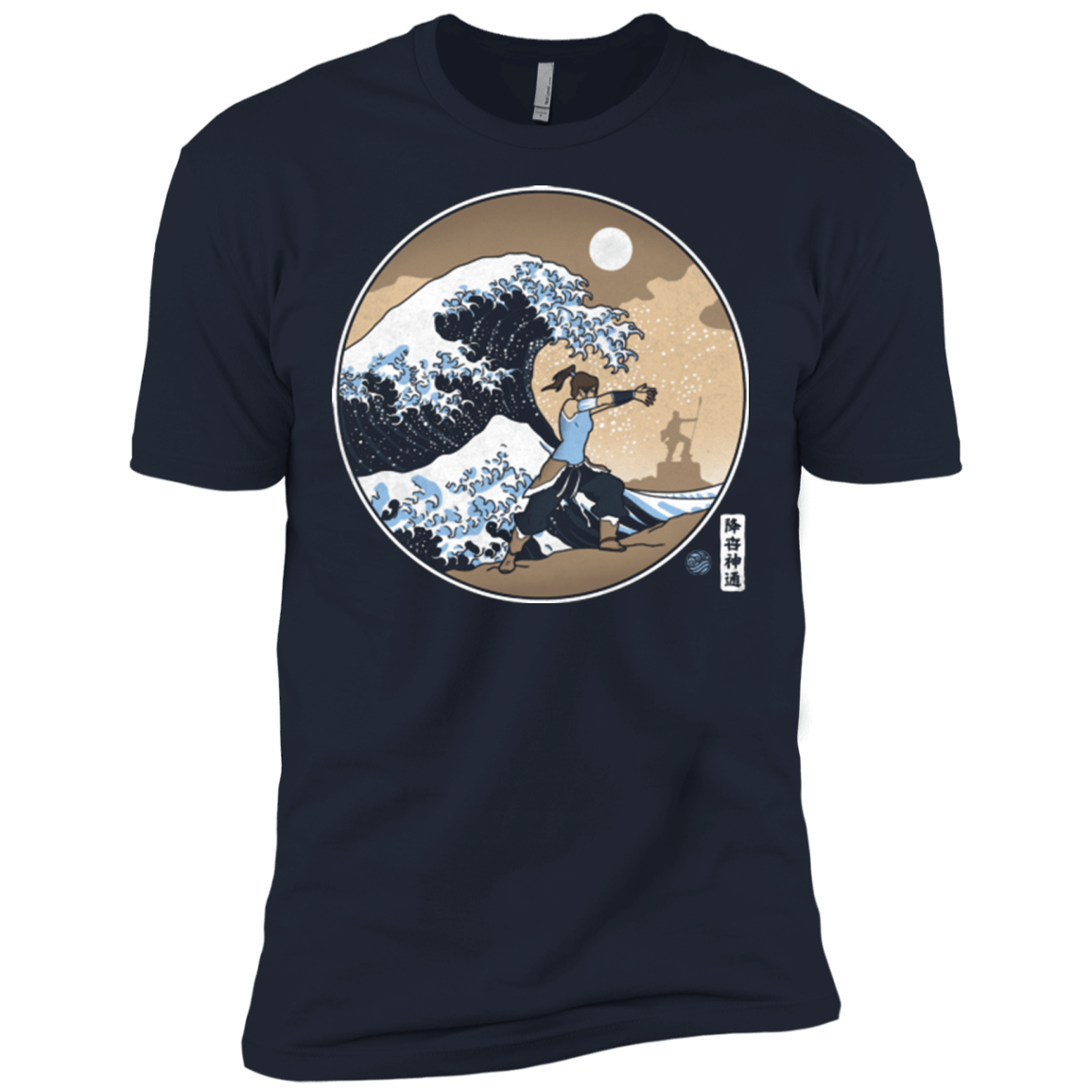 T-Shirts Midnight Navy / X-Small The Great Wave of Republic City Men's Premium T-Shirt