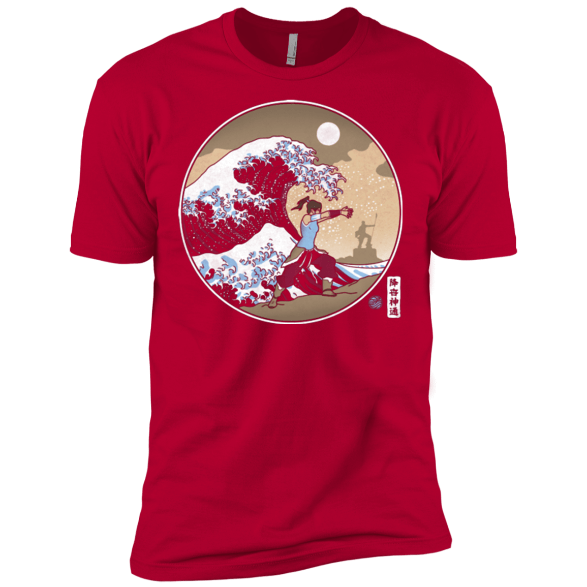 T-Shirts Red / X-Small The Great Wave of Republic City Men's Premium T-Shirt