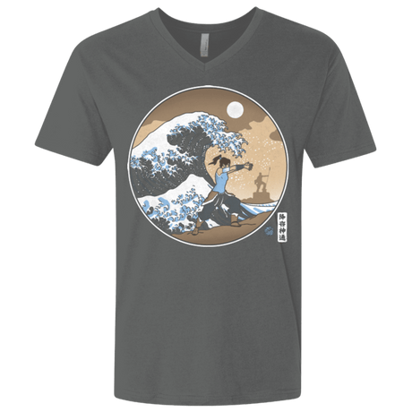 T-Shirts Heavy Metal / X-Small The Great Wave of Republic City Men's Premium V-Neck