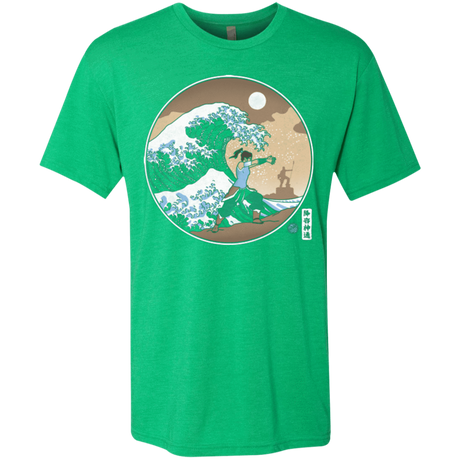 T-Shirts Envy / Small The Great Wave of Republic City Men's Triblend T-Shirt
