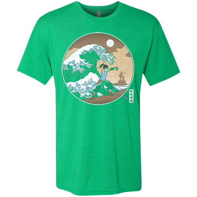T-Shirts Envy / Small The Great Wave of Republic City Men's Triblend T-Shirt