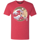 T-Shirts Vintage Red / Small The Great Wave of Republic City Men's Triblend T-Shirt