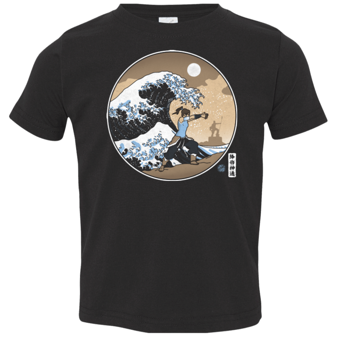 T-Shirts Black / 2T The Great Wave of Republic City Toddler Premium T-Shirt