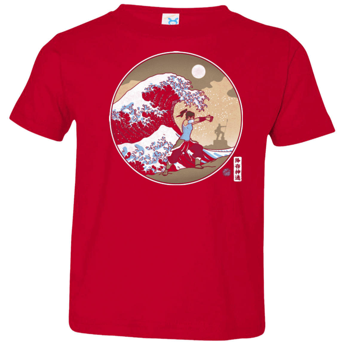 T-Shirts Red / 2T The Great Wave of Republic City Toddler Premium T-Shirt