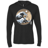 T-Shirts Vintage Black / X-Small The Great Wave of Republic City Triblend Long Sleeve Hoodie Tee