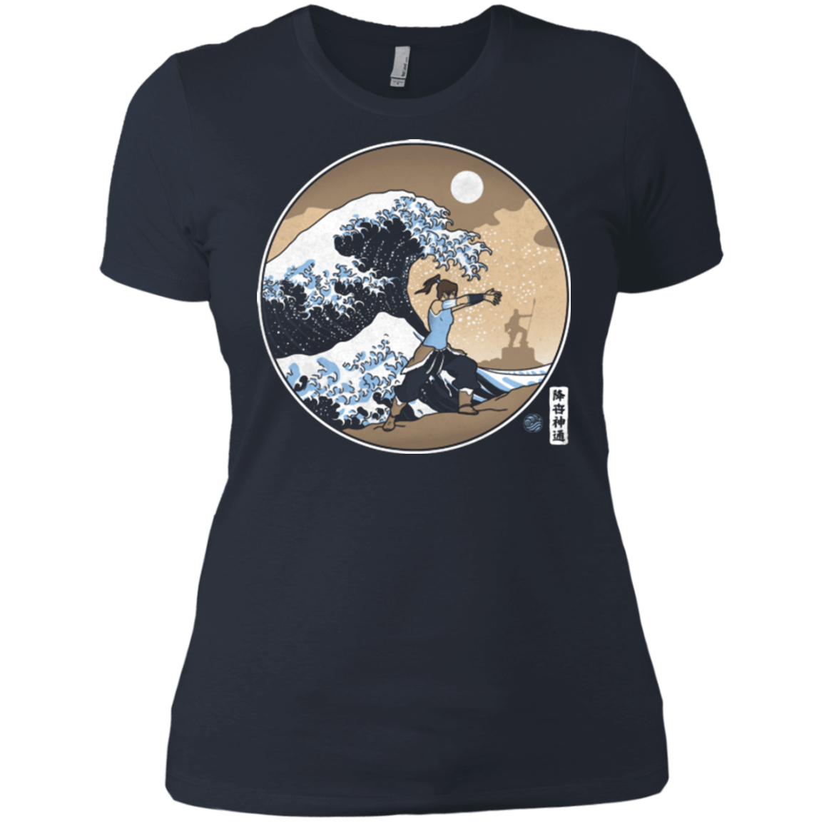 T-Shirts Indigo / X-Small The Great Wave of Republic City Women's Premium T-Shirt