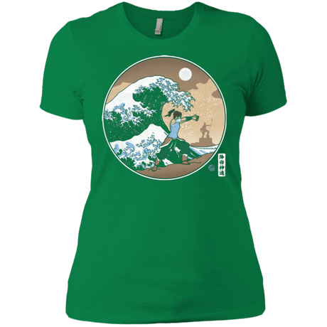 T-Shirts Kelly Green / X-Small The Great Wave of Republic City Women's Premium T-Shirt