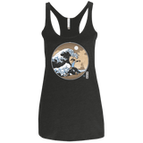 T-Shirts Vintage Black / X-Small The Great Wave of Republic City Women's Triblend Racerback Tank