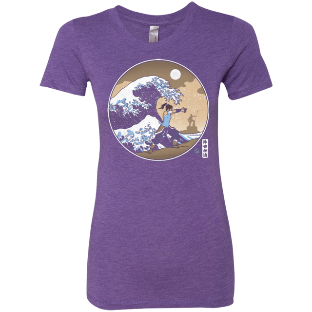 T-Shirts Purple Rush / Small The Great Wave of Republic City Women's Triblend T-Shirt