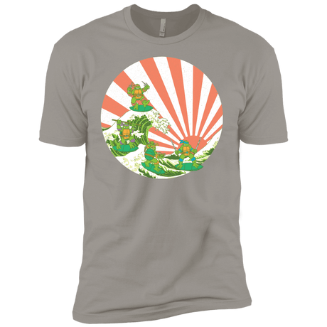 T-Shirts Light Grey / YXS The Great Wave Off Cowabunga Boys Premium T-Shirt